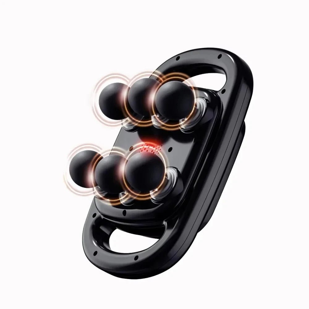 6 Head Massage Gun for Muscle Relief Deep Tissue Percussion for Neck Cervical Spine Full Body - FitInForge