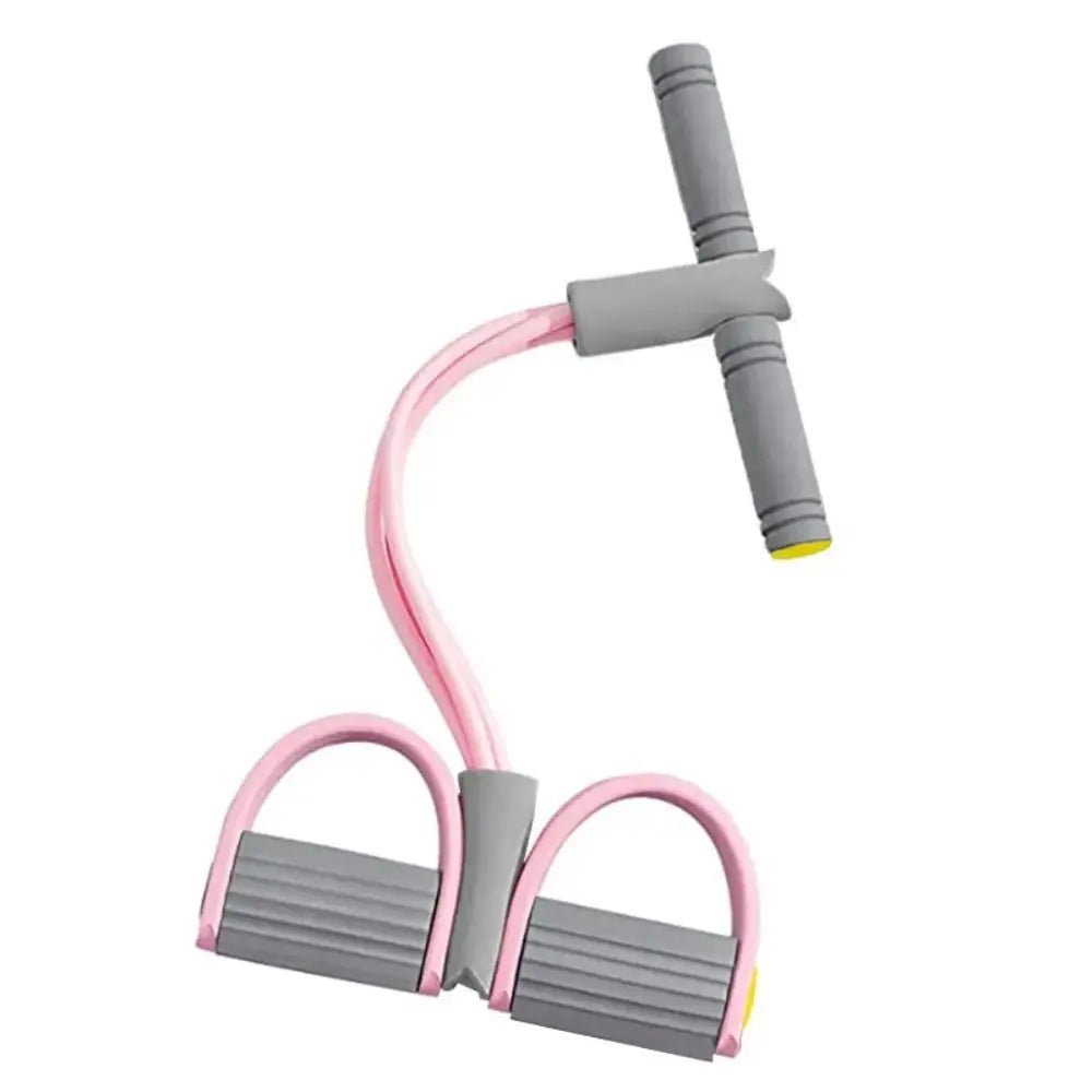 Fitness Equipment 4 - Tube Yoga Pedal Puller Rubber Abdominal Exerciser Resistance Band Thicken Elastic Pull Rope Home - FitInForge