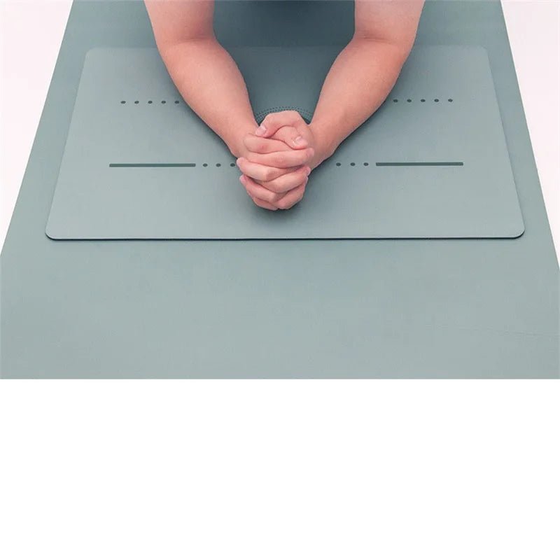 Pu Natural Rubber Yoga Mat Flat Support Portable Mini Auxiliary Pad Anti - Slip Knee Cushion Meditation Head Upside Sport Exercise - FitInForge