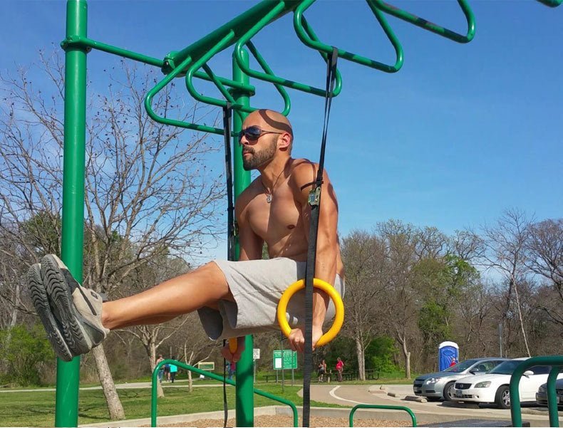 Rings Fitness Adult Gymnastics Training Pull - Ups Indoor Fitness Equipment Home Stretching Exercise Spine Traction - FitInForge