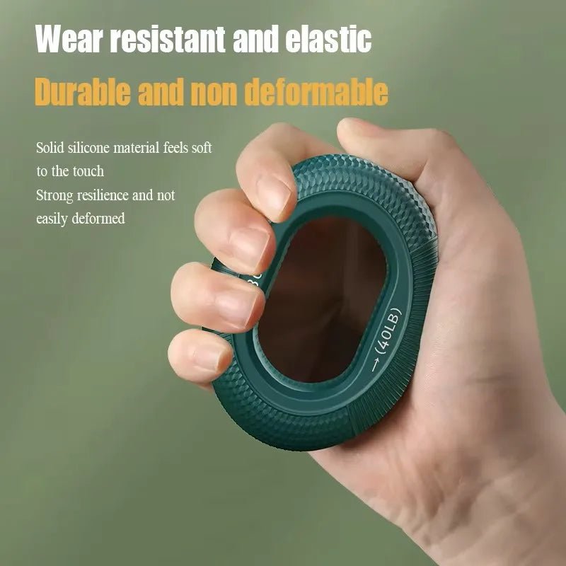 Silicone Finger Gripper Ring Hand Muscle Strengthener Ring Wrist Finger Trainer Exercise Carpal Expander Workout Fitness Device - FitInForge