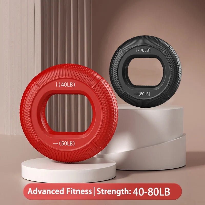 Silicone Finger Gripper Ring Hand Muscle Strengthener Ring Wrist Finger Trainer Exercise Carpal Expander Workout Fitness Device - FitInForge