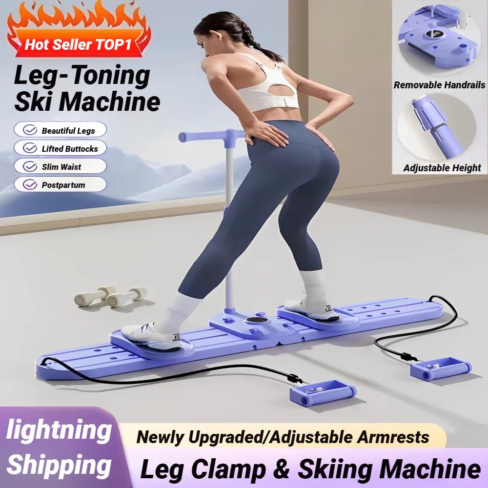 Ski Machine Thin Legs Leg Postpartum Pelvic Floor Muscle Buttocks Training Push - Ups Multifunctional Fitness Trainer Aerobics - FitInForge