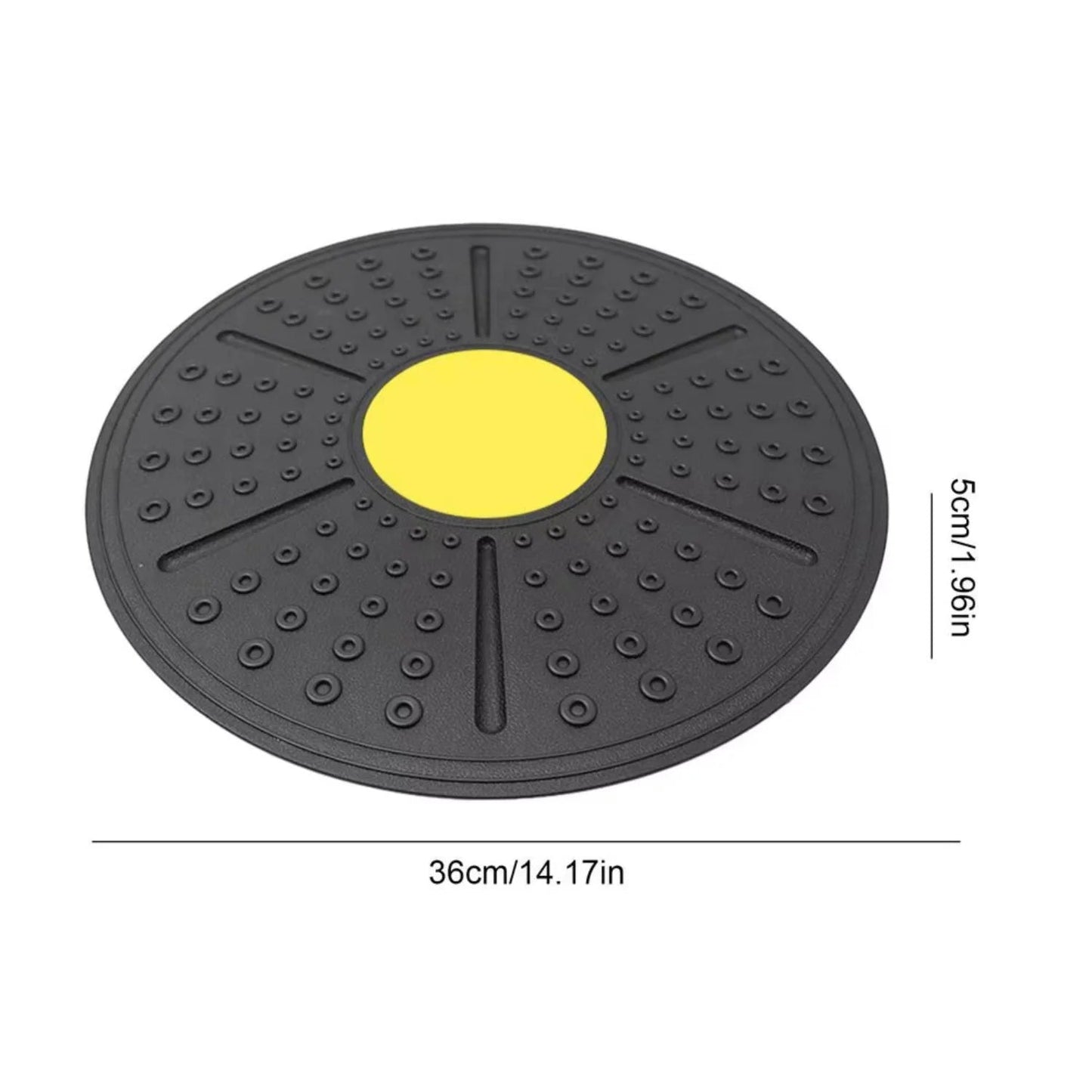 Yoga Balance Board Degree Rotation Disc Round Waist Twisting Exerciser Fitness Balance Board Waist Twisting Disc - FitInForge
