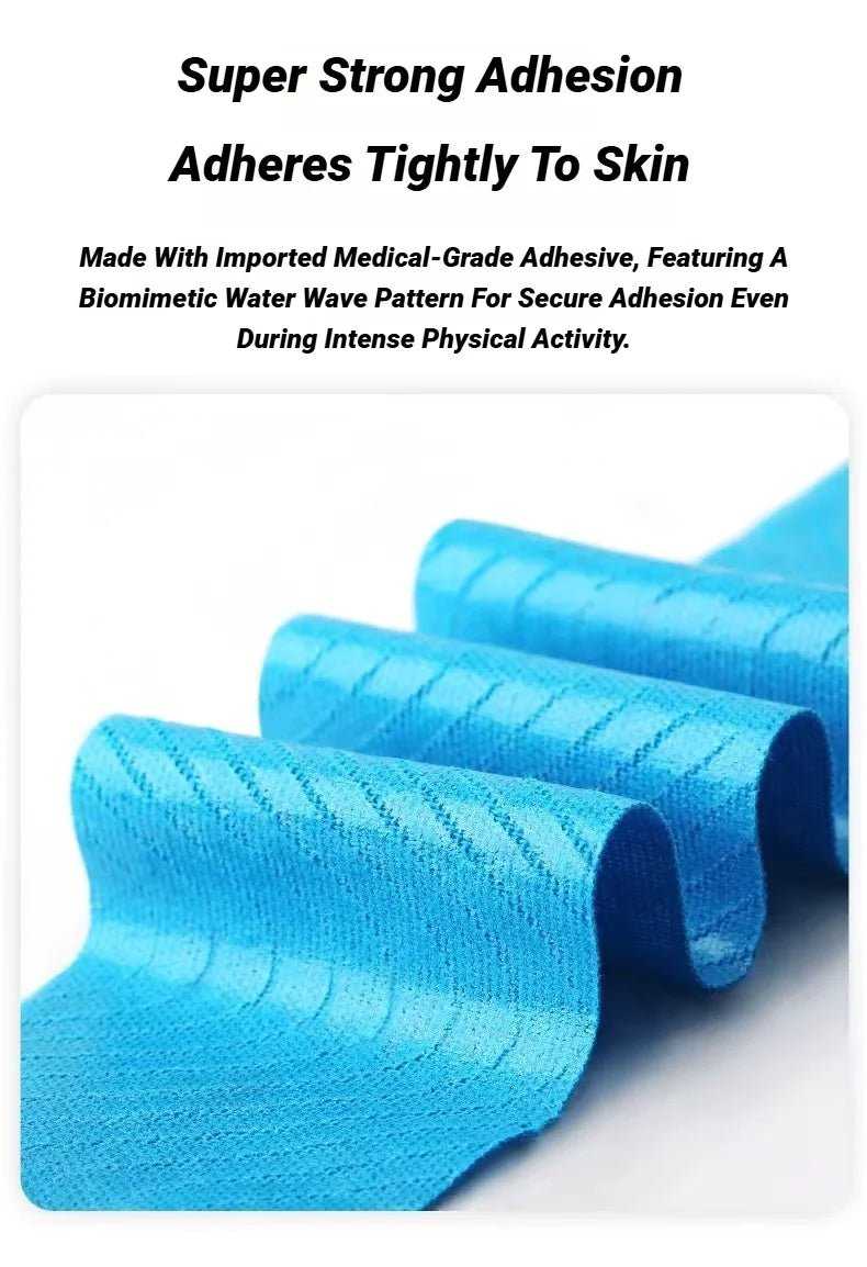 5CMX5M Athletic Elastoplast Injury Sports Tape Muscle Recovery Patch Lift Chest Anti Sagging Knee Elbow Stretch Fitness Brace - FitInForge