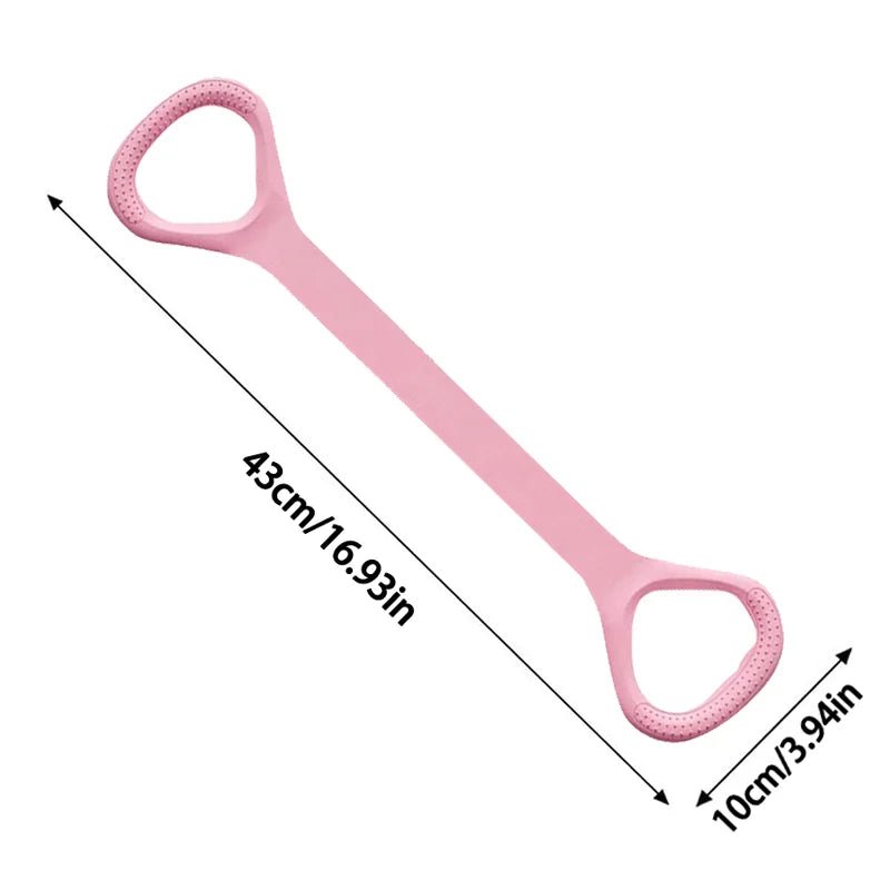 8 - Shaped Stretcher For Home Fitness, Back Shaping,elastic Band With Open Shoulder and Back Stretching Band for Shoulder Exercise - FitInForge