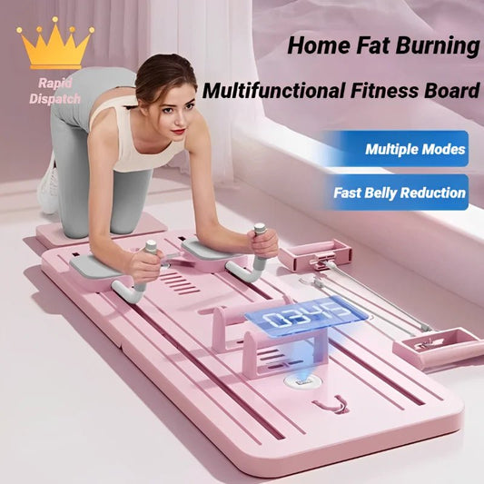 Abdominal Exercise Board Fitness Slimming Tummy Automatic Rebound Leg and Arm Adjuster Multifunctional Equipment - FitInForge