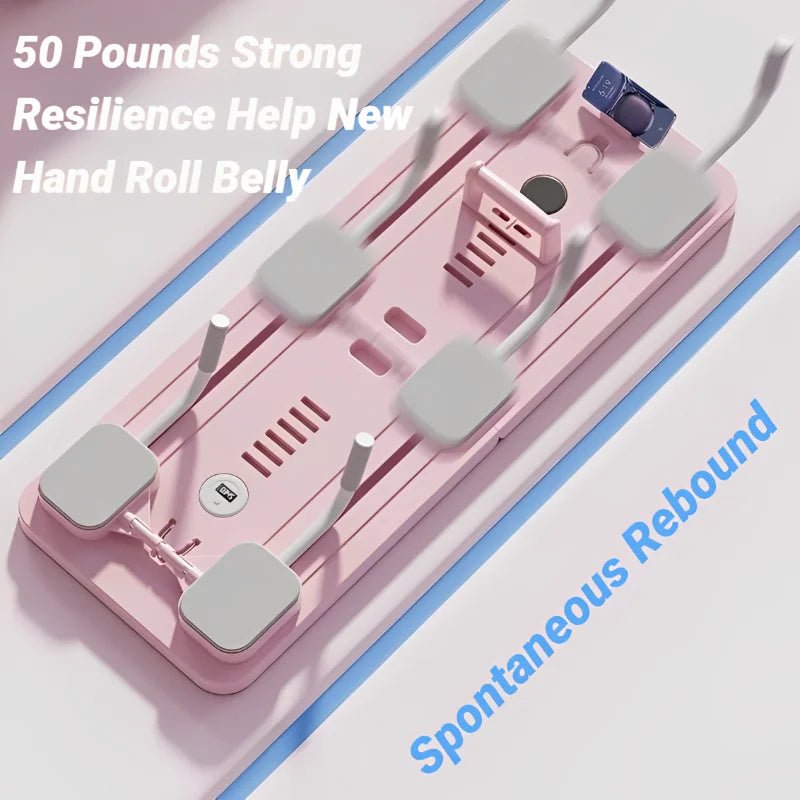 Abdominal Exercise Board Fitness Slimming Tummy Automatic Rebound Leg and Arm Adjuster Multifunctional Equipment - FitInForge