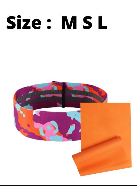 Anti - slip yoga camouflage color resistance band - FitInForge