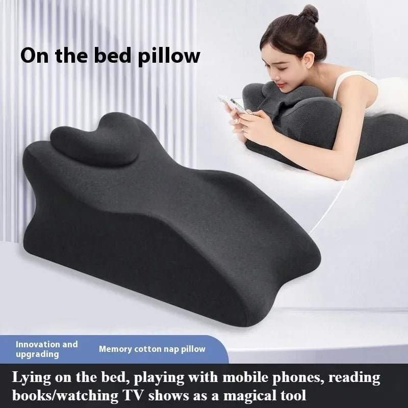 Bed Sleeping Pillow Lying Bed Artifact Multifunctional Prone Lying Pillow Lying Sleeping Playing Mobile Phone Lying Pillow - FitInForge
