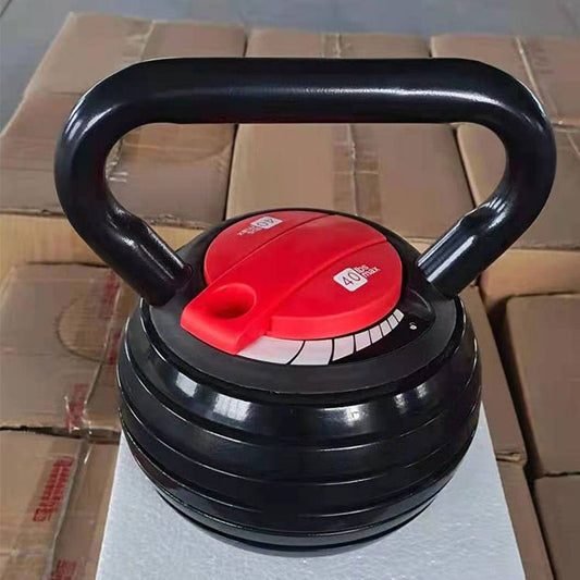 Customizable fitness adjustable weight kettlebell - FitInForge