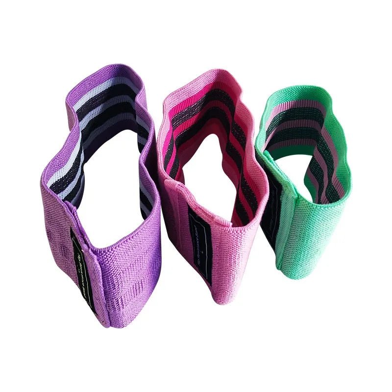 Elastic squat resistance belt buttock fitness stretch belt yoga stretch training belt - FitInForge