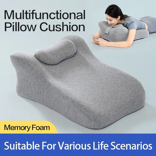 Lie On The Bed Sleeping Pillow Lie On The Bed Artifact Multifunctional Prone Position Lie Pillow Lie Sleeping Lie Pillow Cushion - FitInForge