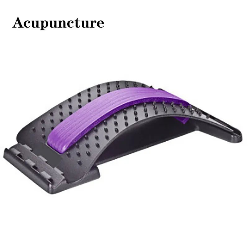 Lumbar Soothing Device, Lumbar Stretching Massager, Yoga Spine Correction, Hump Back Exercise and Stretching Equipment - FitInForge