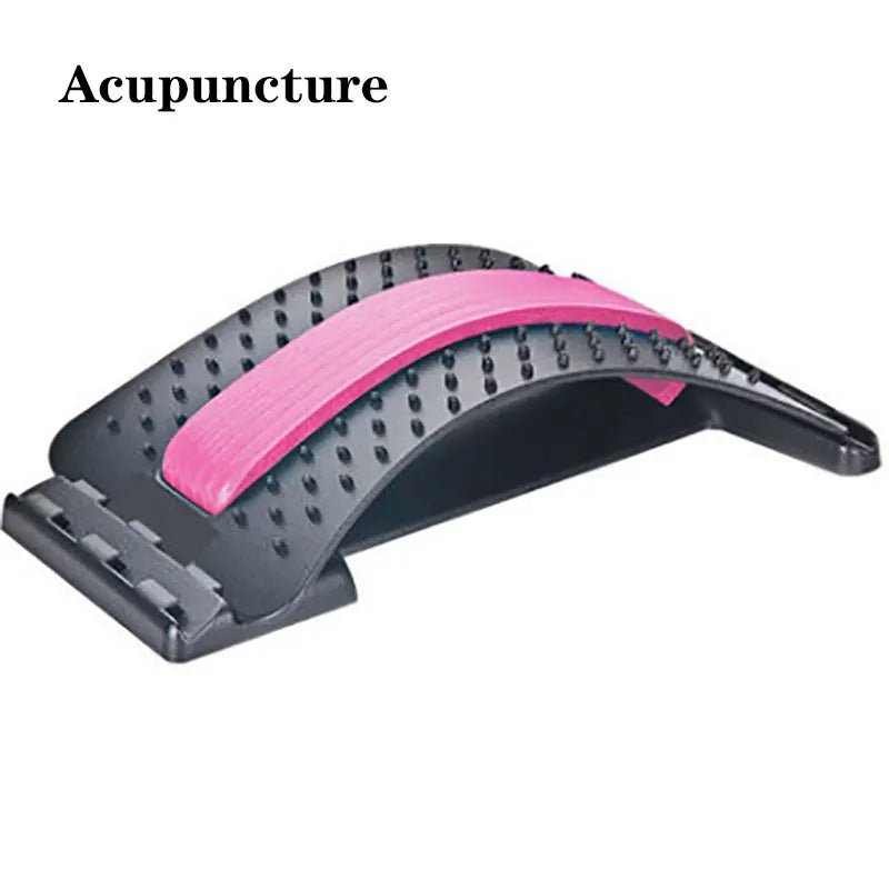 Lumbar Soothing Device, Lumbar Stretching Massager, Yoga Spine Correction, Hump Back Exercise and Stretching Equipment - FitInForge