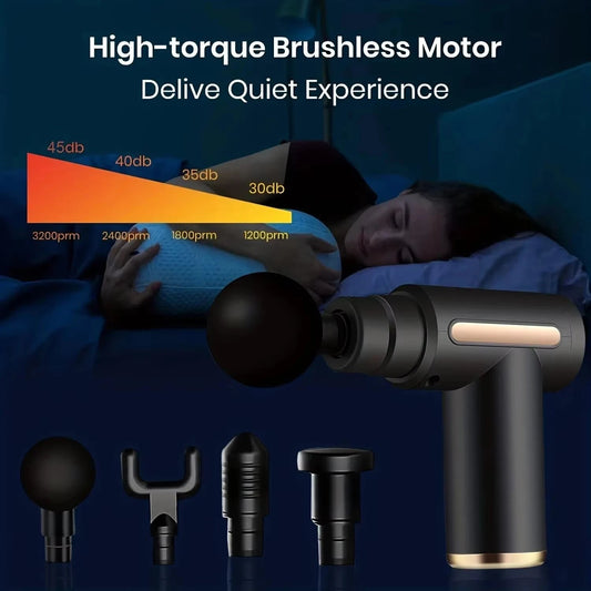 Mini Deep Tissue Massage Gun - Portable Percussion Muscle - FitInForge