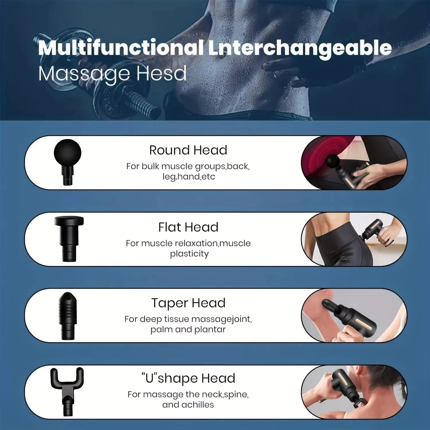 Mini Deep Tissue Massage Gun - Portable Percussion Muscle - FitInForge