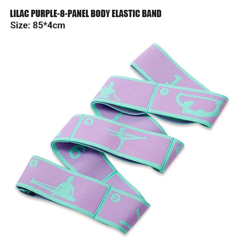 Multi - Section Elastic Yoga Resistance Bands Adult Child Dance Training Gym Home Pilates Exercise Pull Strap Belt Fitness Sport - FitInForge