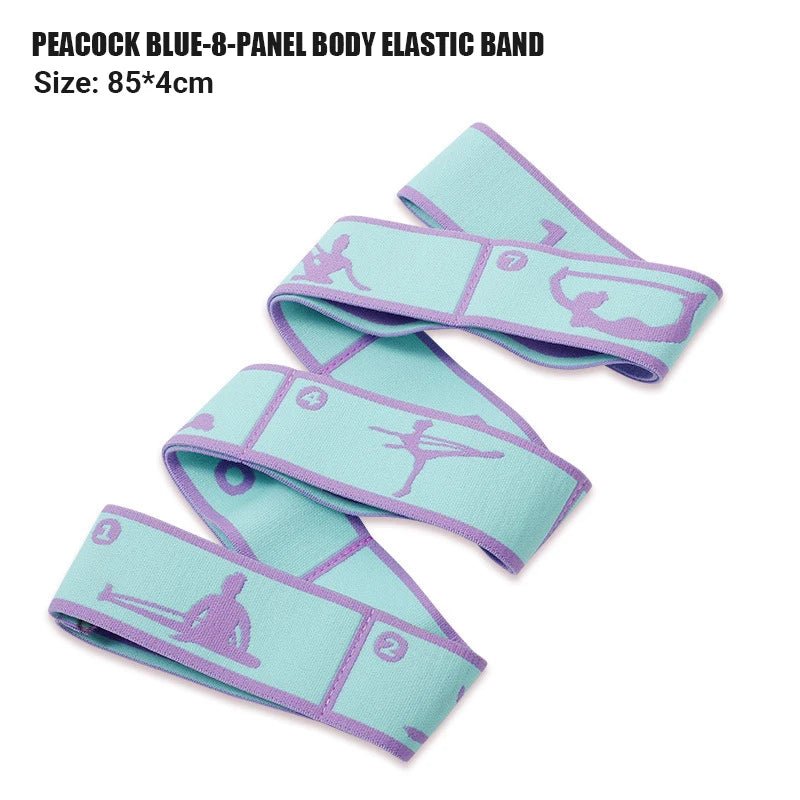 Multi - Section Elastic Yoga Resistance Bands Adult Child Dance Training Gym Home Pilates Exercise Pull Strap Belt Fitness Sport - FitInForge