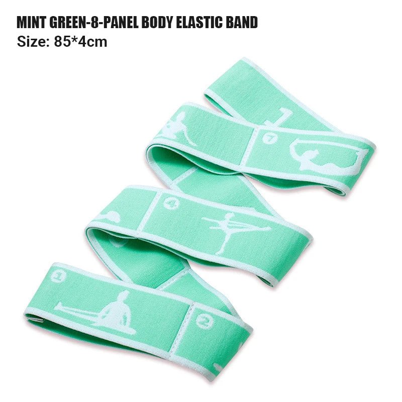 Multi - Section Elastic Yoga Resistance Bands Adult Child Dance Training Gym Home Pilates Exercise Pull Strap Belt Fitness Sport - FitInForge