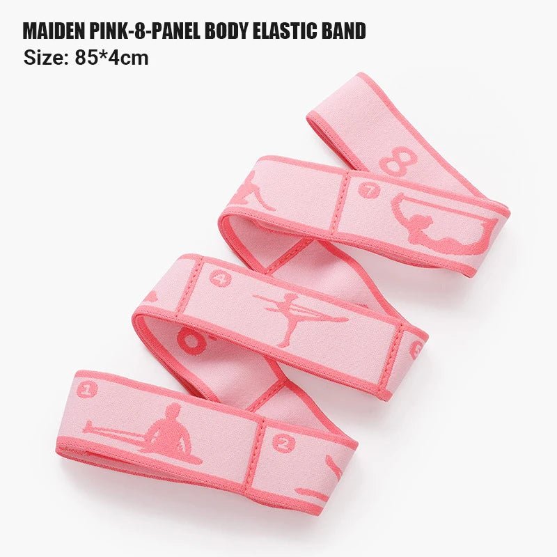 Multi - Section Elastic Yoga Resistance Bands Adult Child Dance Training Gym Home Pilates Exercise Pull Strap Belt Fitness Sport - FitInForge