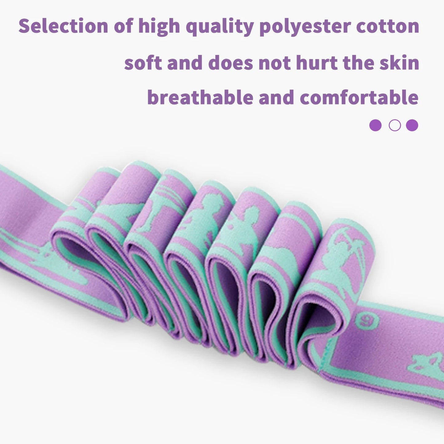 Multi - Section Elastic Yoga Resistance Bands Adult Child Dance Training Gym Home Pilates Exercise Pull Strap Belt Fitness Sport - FitInForge