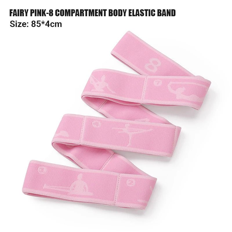 Multi - Section Elastic Yoga Resistance Bands Adult Child Dance Training Gym Home Pilates Exercise Pull Strap Belt Fitness Sport - FitInForge