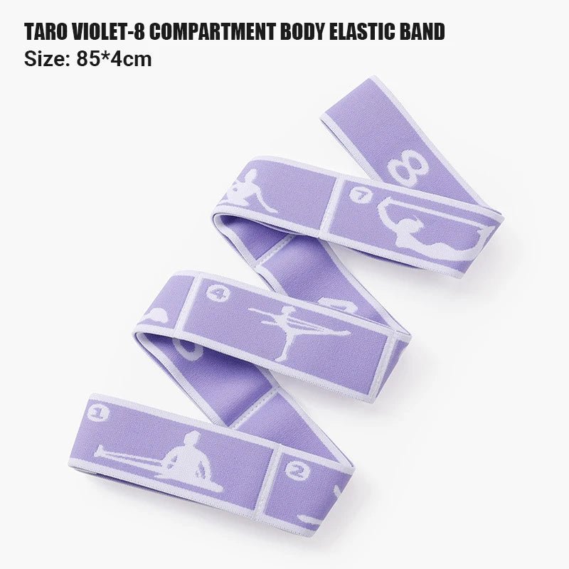 Multi - Section Elastic Yoga Resistance Bands Adult Child Dance Training Gym Home Pilates Exercise Pull Strap Belt Fitness Sport - FitInForge