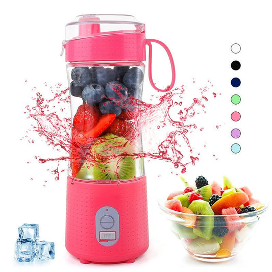 Portable Blender For Shakes And Smoothies Personal Size Single Serve Travel Fruit Juicer Mixer Cup With Rechargeable USB - fitforgesho