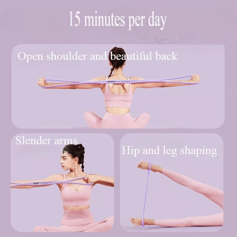 Resistance Bands, Figure 8 Exercise Bands - FitInForge