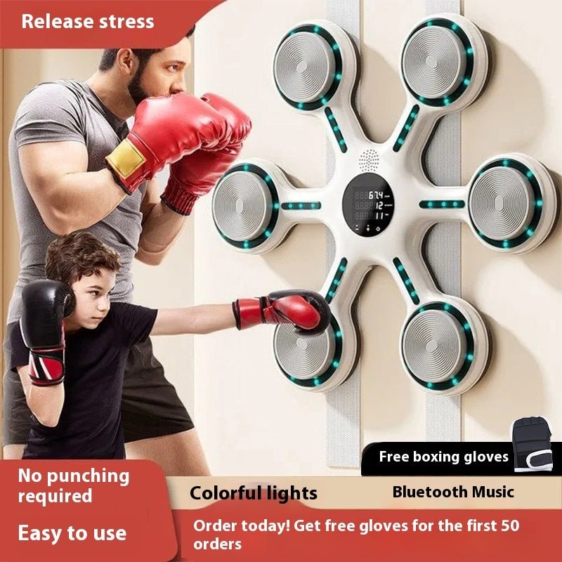 Smart Music Boxing Machine Wall Target Fitness Equipment - fitforgesho