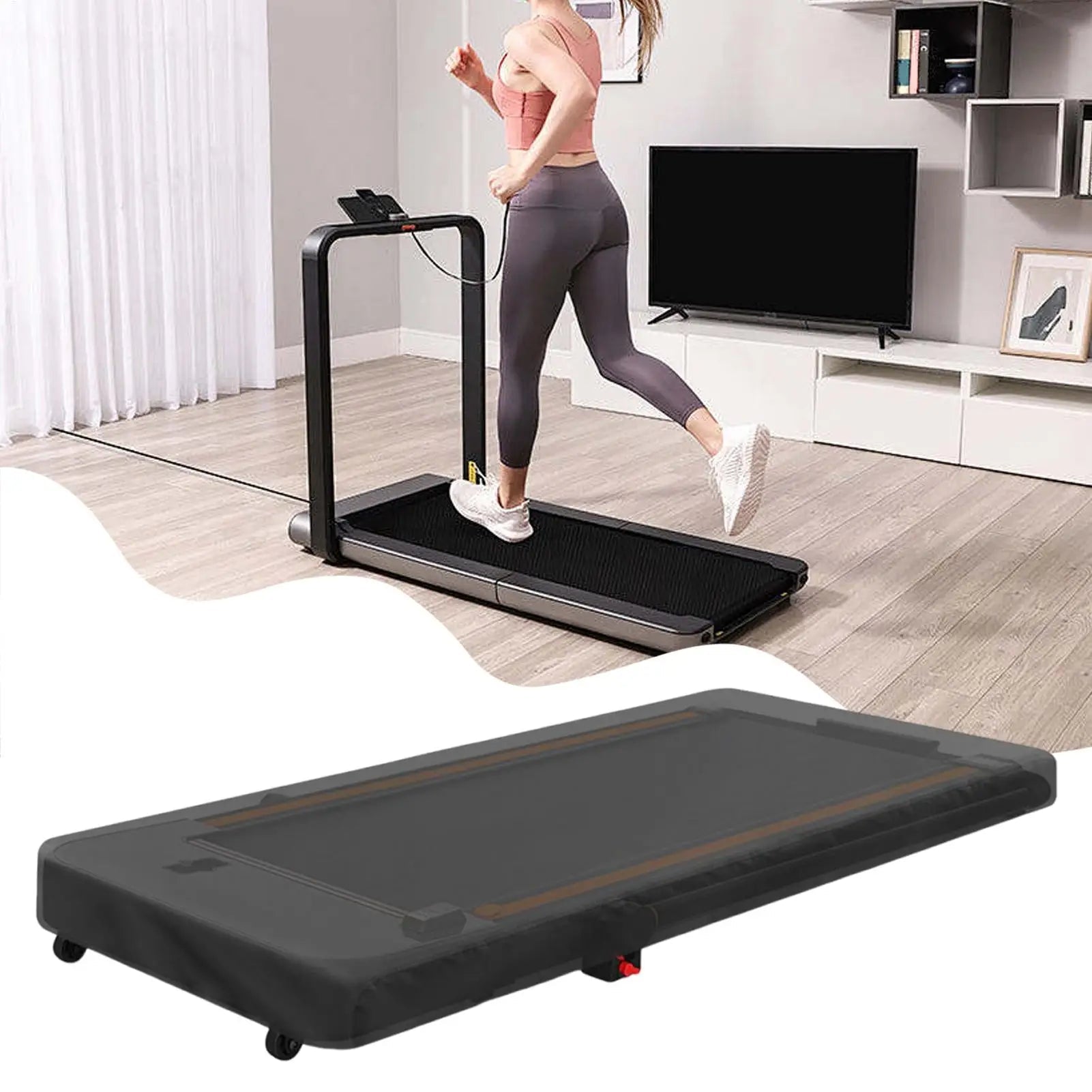 Treadmill Cover Treadmill Cover for Garage Dustproof Portable Running Machine Accessories for Office Home Indoor Outdoor Men - FitInForge