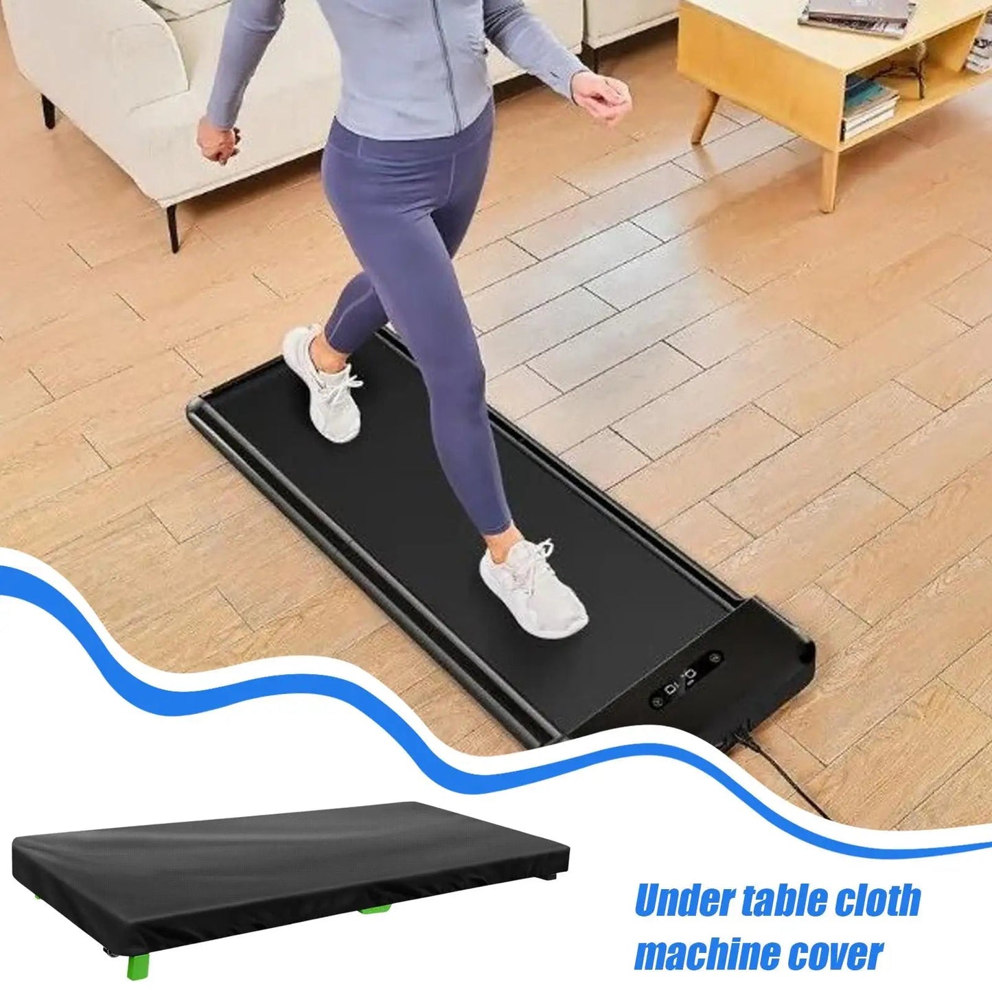 Treadmill Cover Treadmill Cover for Garage Dustproof Portable Running Machine Accessories for Office Home Indoor Outdoor Men - FitInForge